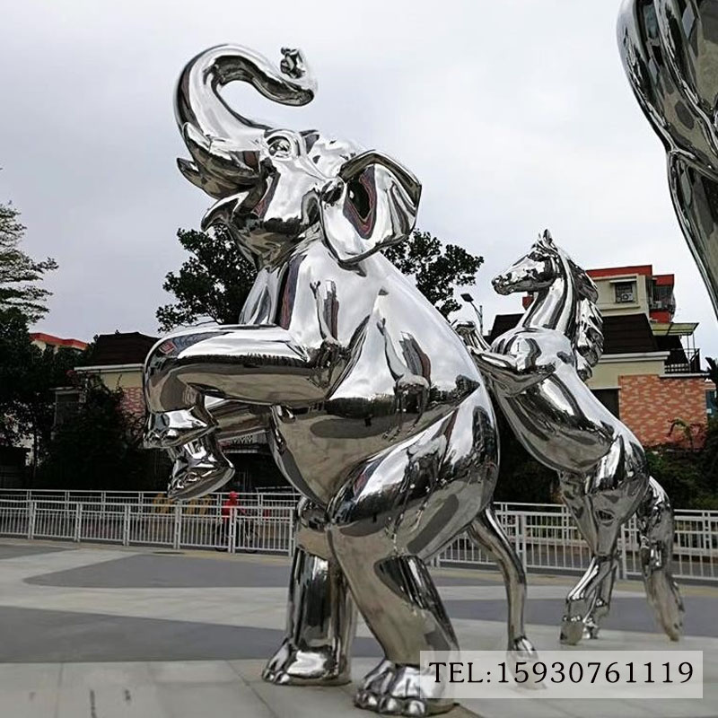 不锈钢动物雕塑加工