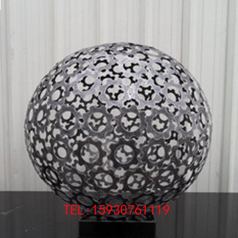 不锈钢镂空球体雕塑，室外球雕塑，庭院景观雕塑，公园不锈钢球，厂家来图定做